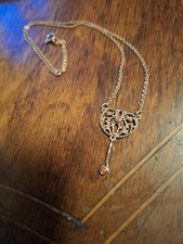 Jugendstil Halskette Silber