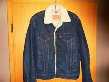 Original Levis Sherpa Trucker Jeansjacke Teddyfutter Blue Gr.L Neuwertig