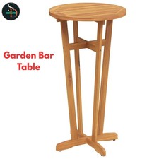 Moderner Massivholz Akazie Garten Bartisch Picknick Holz Bistro vidaXL