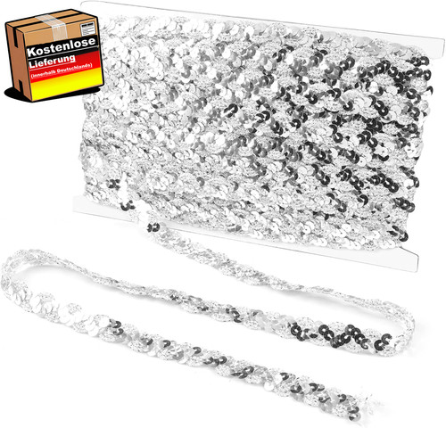 Dekoband paillettenband für - paillettenband,