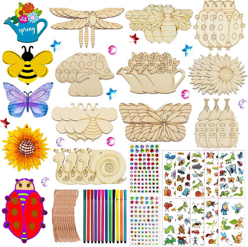 276pcs holztiere bastelset - 276pcs,