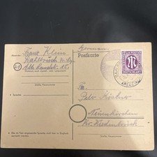 AM-Zone Postkarte Postamt