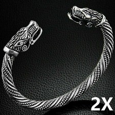 2X VIKING ARMBAND WOLF ARMREIF