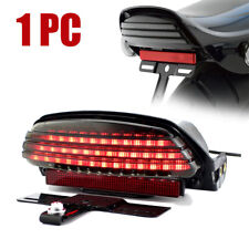 Für Harley Davidson Dyna Fat Bob FXDF Tri-Bar Fender LED Rücklicht Halterung Rot