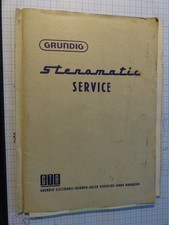 GRUNDIG original Stenomatic + TS Servicemappe – keine Kopie
