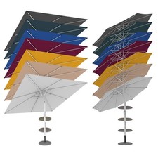 Sonnenschirm Gartenschirm Alu Schirm Kurbel UV Sonnenschutz interpara PARAMONDO