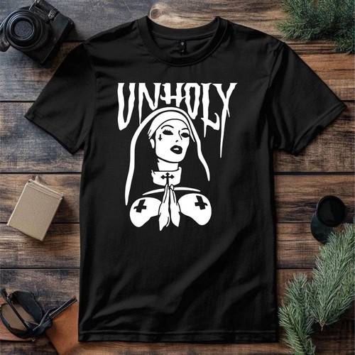 Unheilige gothic nonne - nonne, t-shirt