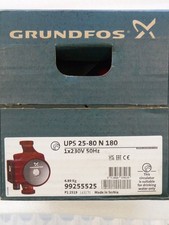 Grundfos UPS 25 - 80 N Umwälzpumpe 180 mm Umwälzpumpe 230 V.  99255525 NEU P222T