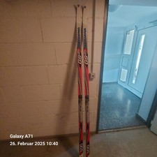 Langlaufskier Germina 1.95 m mit Bindung, ohne Stöcke