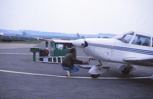 Dia piper flugzeug - dia,