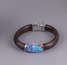 I05 cloisonne opening bangle - i05,