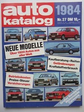 Autokatalog Nr 27 Modelljahr