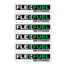 FlexFuel Stickers 6 Pack - Gas