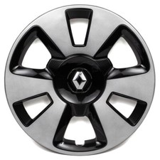 1x ORIGINAL Renault Radkappe Radblende 15 Zoll Schwarz Silber TWINGO 403158603R