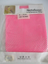 Netzstrumpfhose mit Slip pink