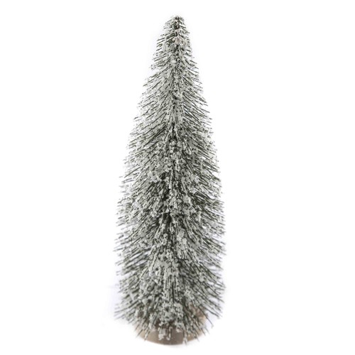 Tannenbaum verschneit grün