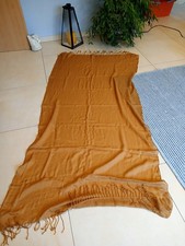 ❤️ COGNAC BRAUNER SCHAL TUCH ca. 105X205CM WENIG GETRAGEN, H&M