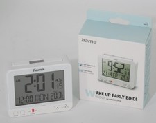 Hama Funkwecker RC 550, mit Nachtlicht-Funktion, Weiß  186319
