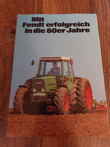 Original prospekt fendt - prospekt, 80er