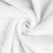 FELLIMITAT Stoff Plüsch Kunstfell Fell weich WEIß EUR 13,98/m