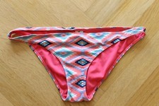 Hollister Bikini-hose boho bunt pink ethno Unterhose Bade-hose Gr.L/40 swim