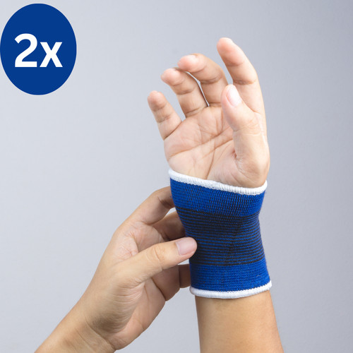 Handgelenkstütze blau - 2x,
