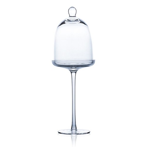 Glasglocke glasplatte mit - glasglocke,,