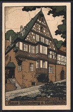Steindruck-AK Miltenberg, Haus