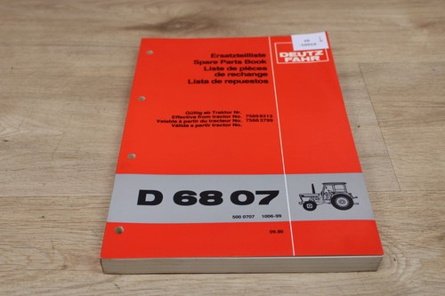 Deutz fahr d6807 d68 - d68, 07