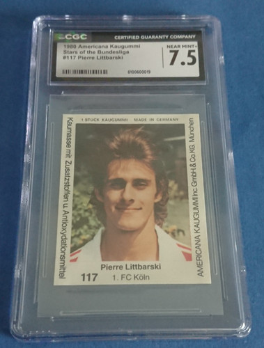 Pierre littbarski rookie card - pierre,