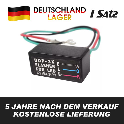 Led blinkrelais 12v polig - blinkrelais,