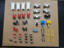 Lego - Zubehör City - Motorrrad,Sackkarre,Trage,Fahrrad,Skateboard,Halter, Trike