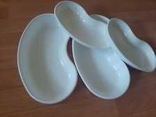 Nierenschale, Brechschale, weiß, Kunststoff, wie neu.