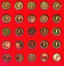25 x 1 Pfennig BRD Münzen