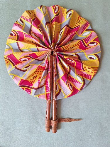 Handmade african fan leather - handmade,