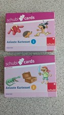 Schubi Cards Anlaute Kartenset  1 + 2  Bärbel Kühl   Deutsch 2012 wie neu