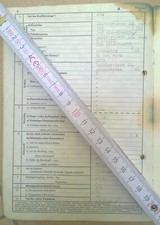 KFZ Typenschein Mercedes 219  2171 ccm 85 PS von 1956