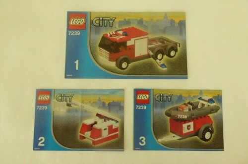 Lego 7239 feuerwehr - lego, mit