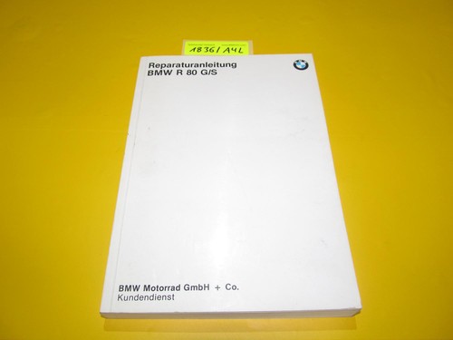 Bmw r80 reparaturanleitung - g/s,