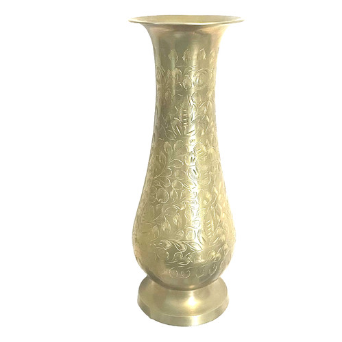 Messing vase ø9x25cm - ⭐messing,