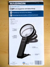 Große LUPE zum Aufstellen mit integrierter Beleuchtung *inkl. 2 Batterien