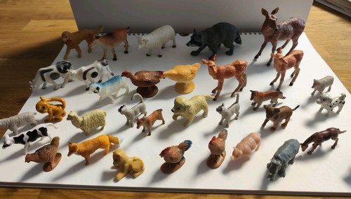 Verschiede tierfiguren set - tierfiguren,