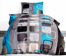 2tlg.Seersucker Bettwäsche