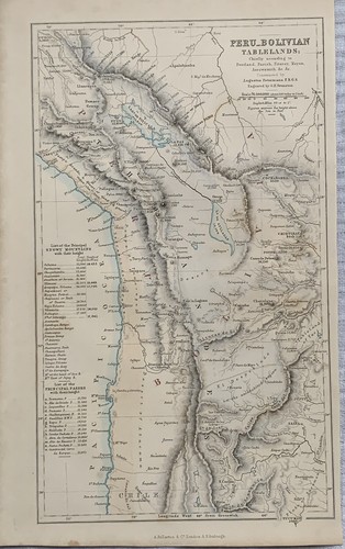 1856 peru bolivia hand - 1856, &