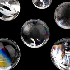 Bergkristall Kugel AAA - Qualität glasklar Handarbeit Brasilien Ø 26 - 40 mm