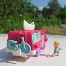Mini Polly Pocket Wohnwagen Kanu  100% Komplett  Stable Home On The Go Bluebird