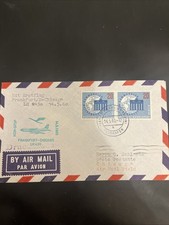 Berlin Auslands Luftpost Brief MeF #189 - Frankfurt Flughafen / USA / DDR - A173