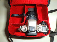 CANON EOS 50 mit SIGMA ZOOM 28-80 mm und TASCHE TOP ZUSTAND MADE in JAPAN