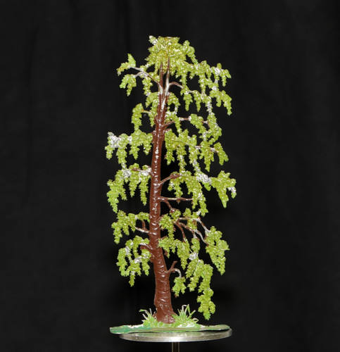 Zinnfigur baum birke - zinnfigur,