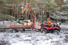 Rückewagen Kranman T1750 mit